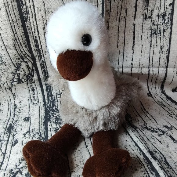 Russ Obee Baby Ostrich Bird Plush Soft 7648 Stuffed Toy 10” - Picture 2 of 7